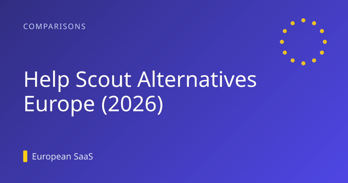 Help Scout Alternatives Europe (2026)