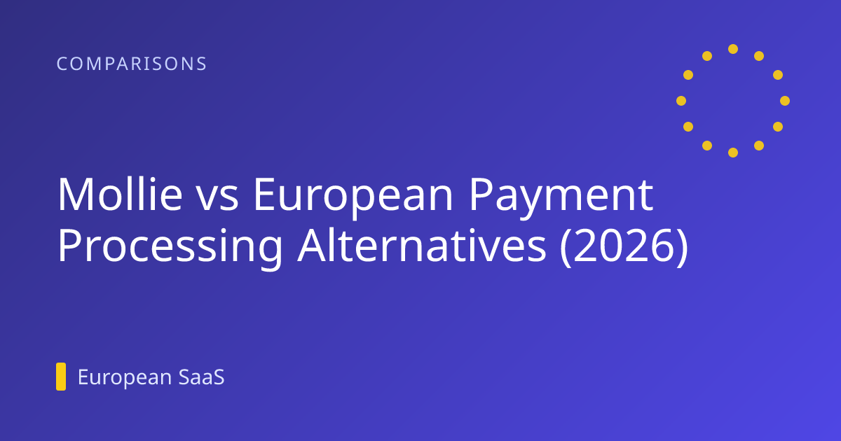 Mollie vs European Payment Processing Alternatives (2026)