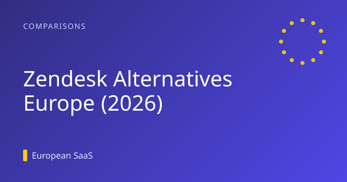 Zendesk Alternatives Europe (2026)